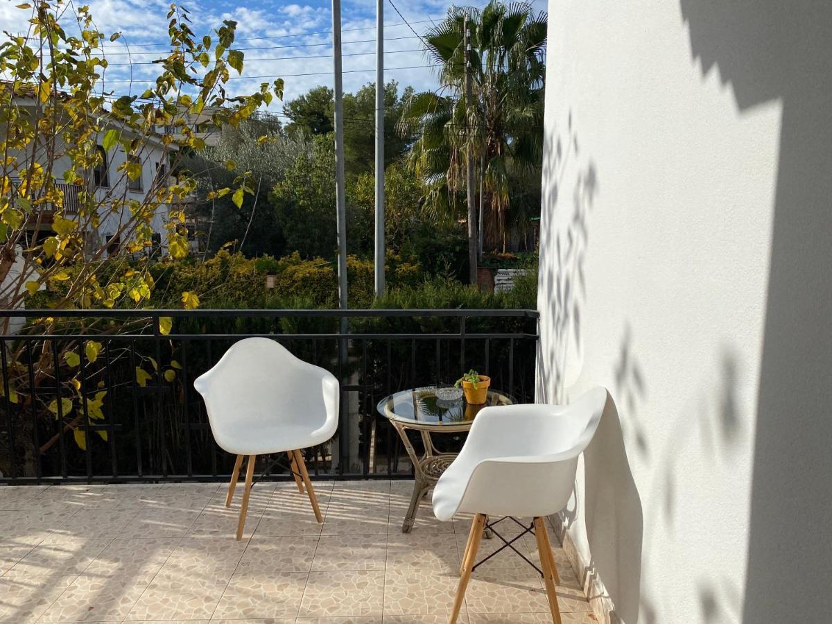 Charming Apartment In A Duplex With Garden & Balcony Cunit Exterior photo